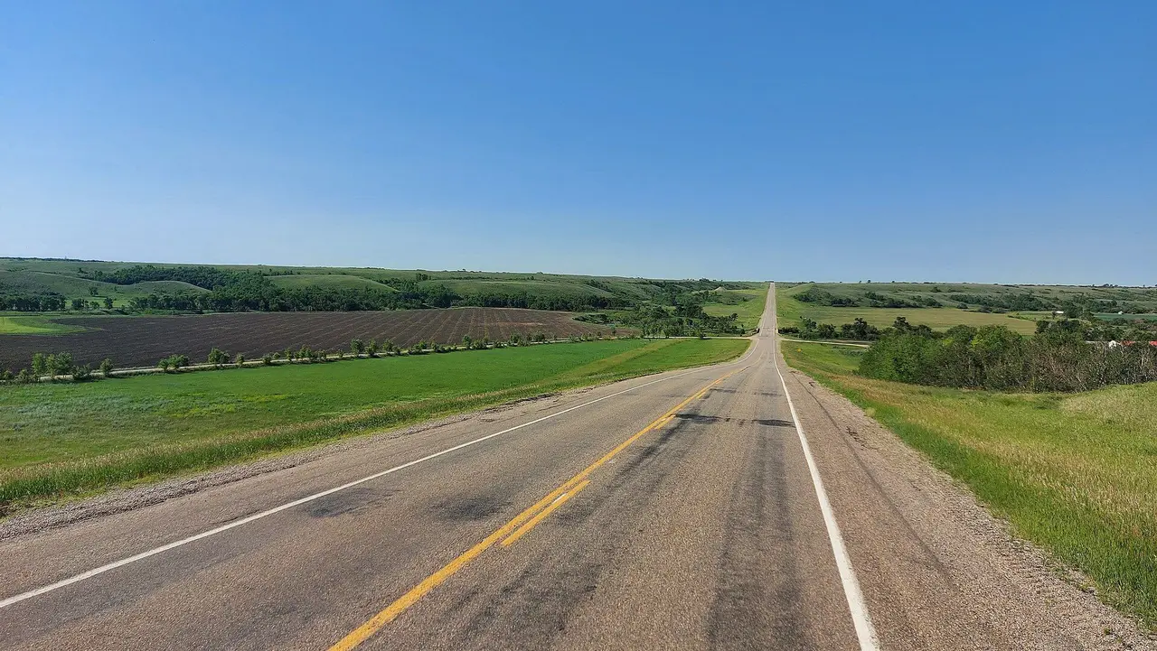Highway 9 through the Souris Valley, 2021