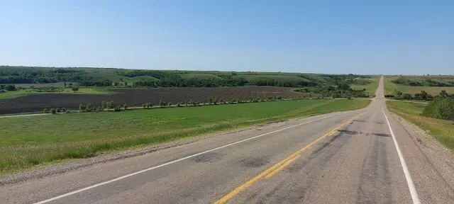 Highway 9 through the Souris Valley